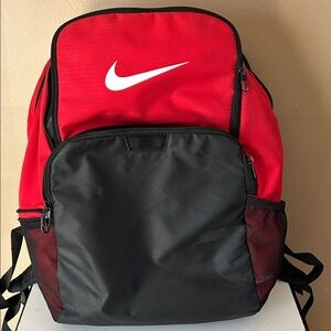 Nike Bold Red and Black Backpack